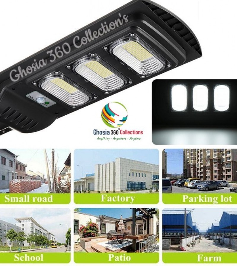 120W LED Solar Street Light Wall Lamp Light Control+Radar Induction+Timing Outdoor Lamp Waterproof