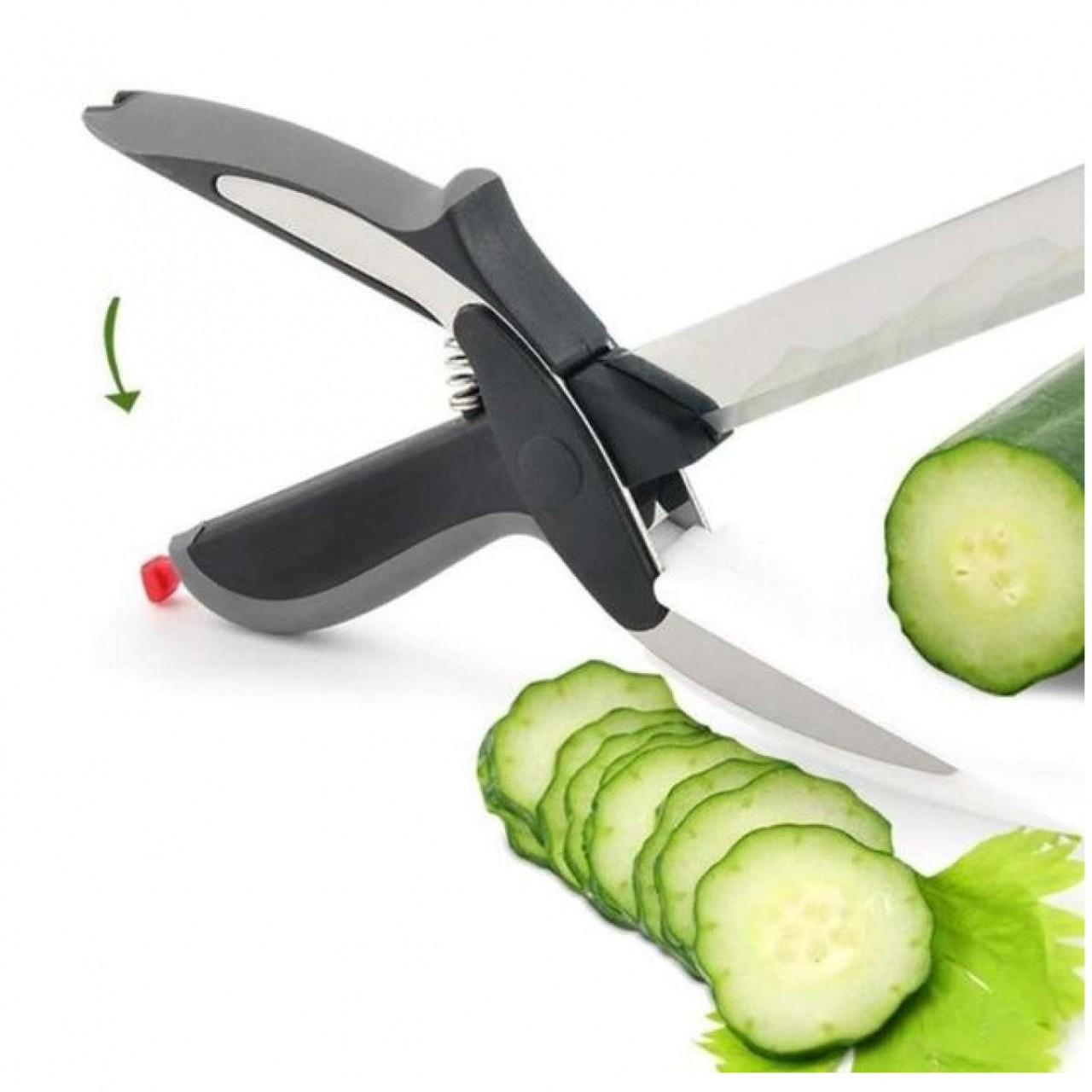 2 In 1 Smart Cutter For Kitchen Use Black Sale Price Buy Online   2 In 1 Smart Cutter Black White 428043 