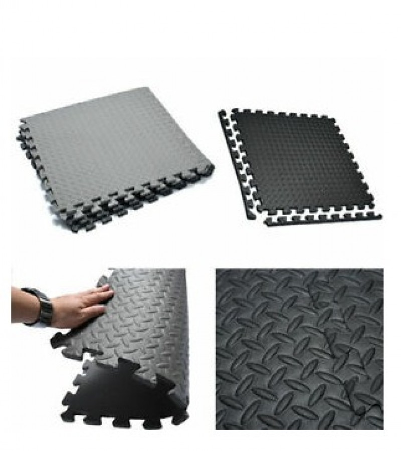 4 piece Interlocking Mats, Exercise Gym Floor Mat Tiles - Sale price