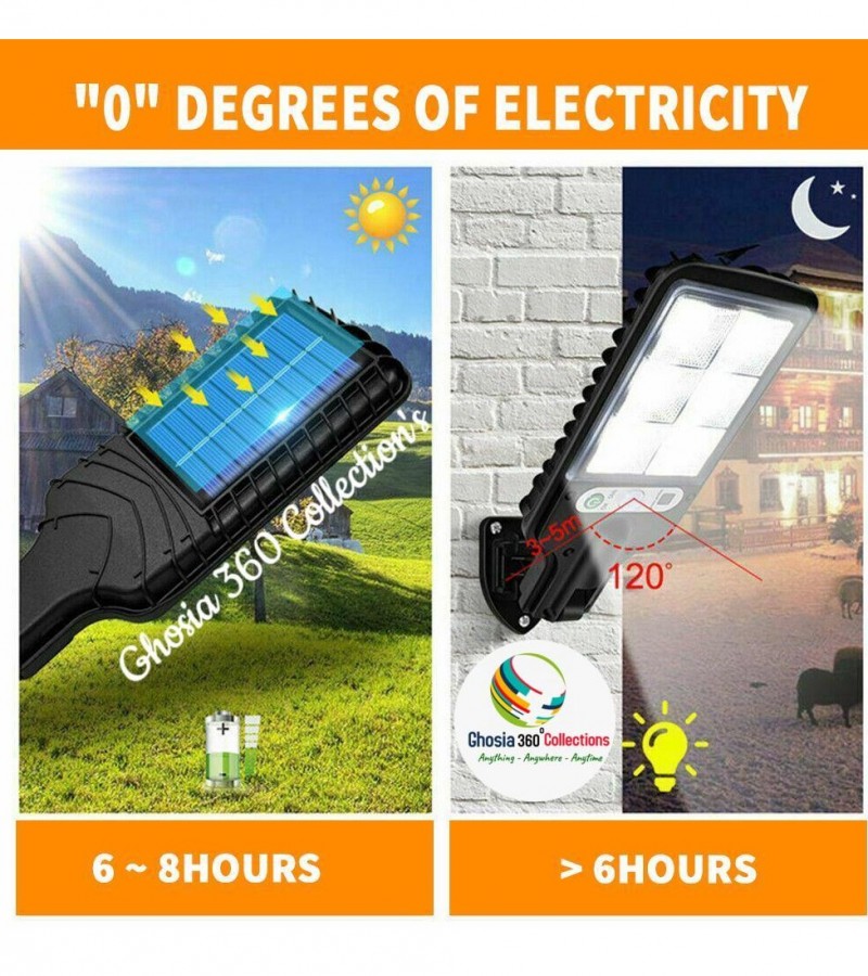 72 COB Lamp Beads IP65 Waterproof Separable Light with Motion Senor Solar Security Light