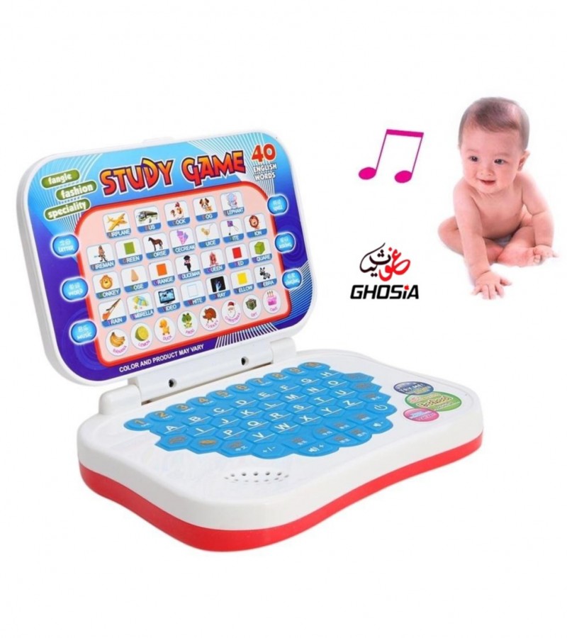 Baby Kids Toys Study Game Intellectual Learning Song Mini PC Machine