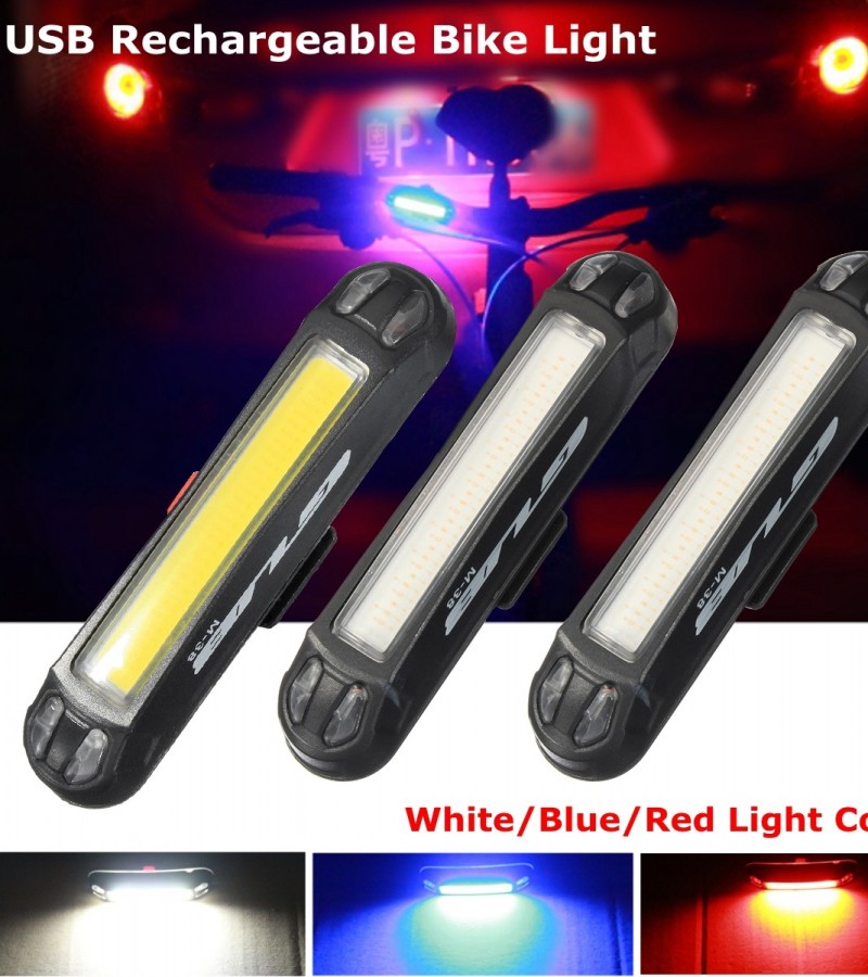 Bicycle Light LED Taillight Warning Lights USB - Red Color - Sale price - Buy online in -
