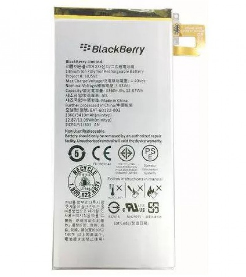 BlackBerry BAT-60122-003 Battery For Blackberry Priv STV-100 Capacity-3360mAh