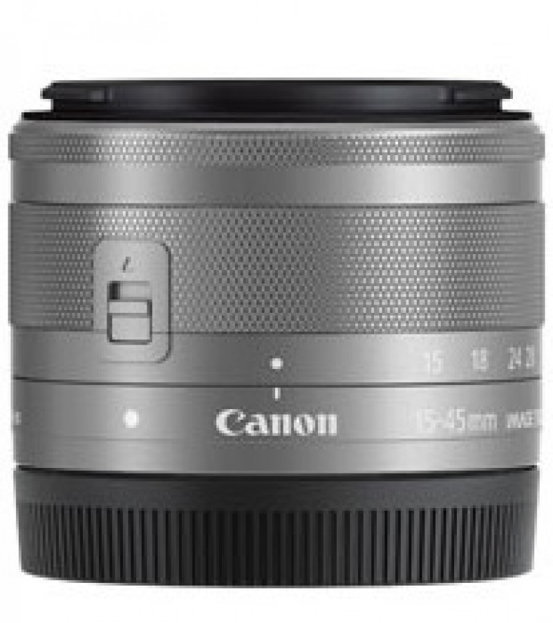 Canon EF-M 15-45mm f/3.5-6.3 IS STM Silver Lens