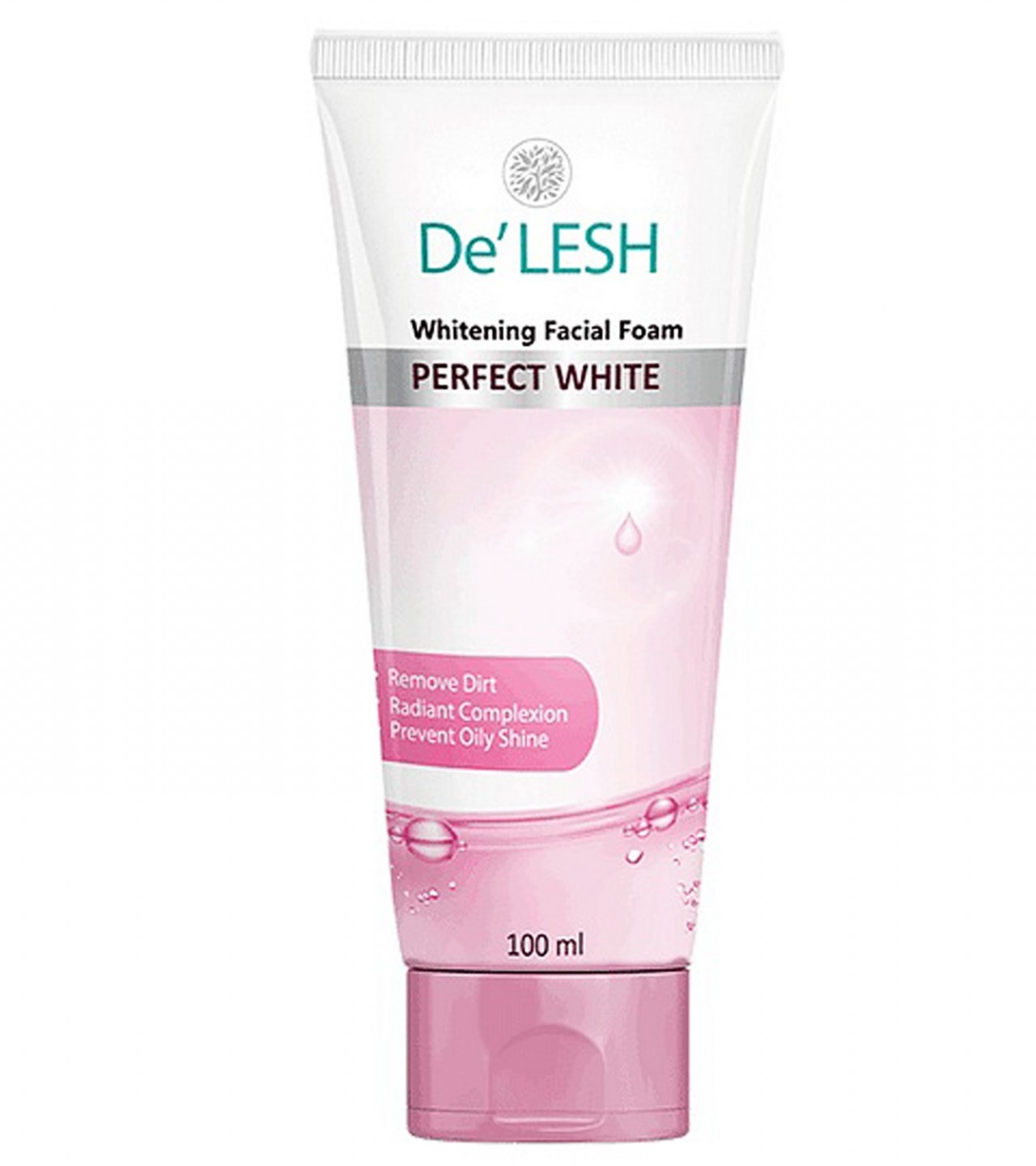 De’Lesh Whitening Facial Foam Face Wash - 100 ml