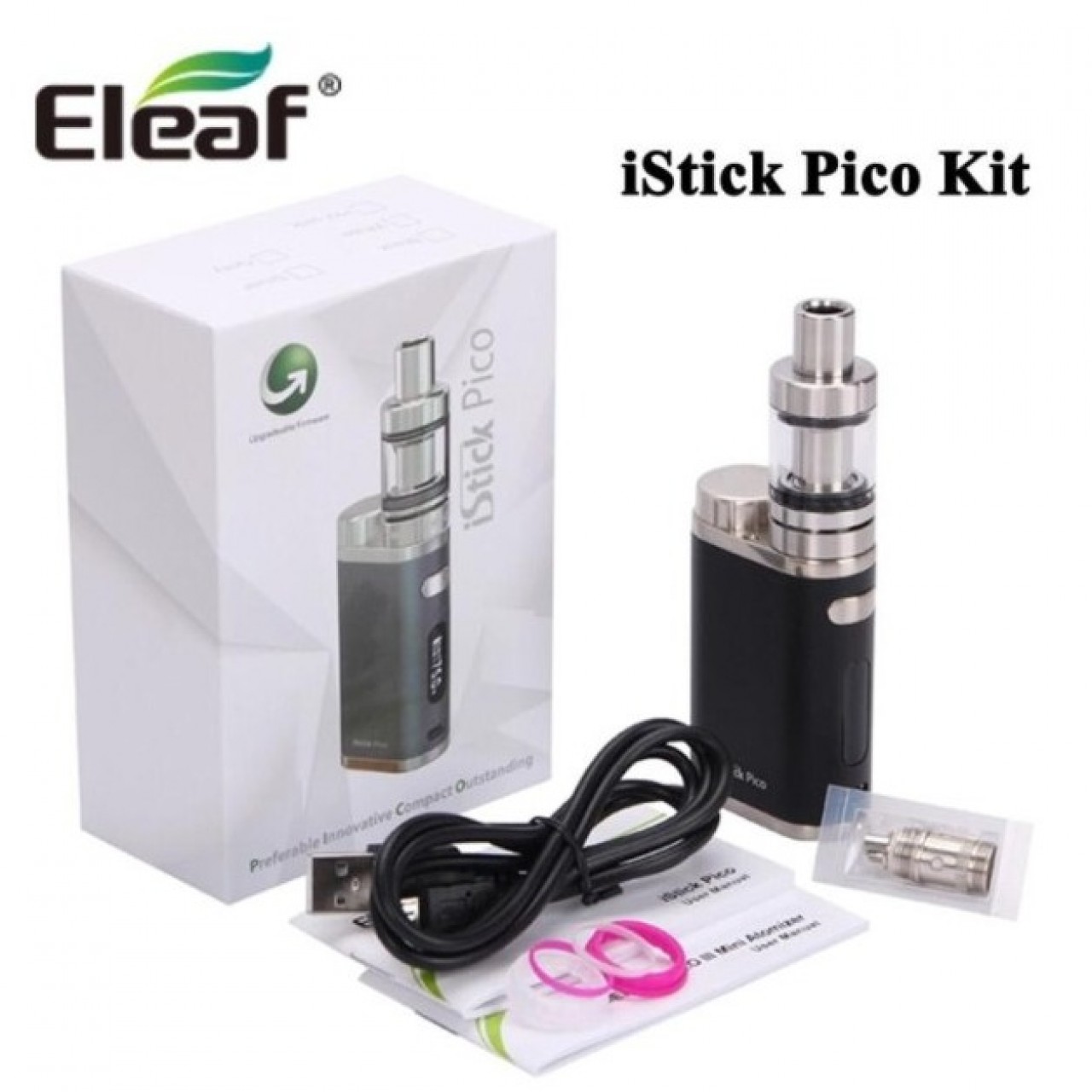 Eleaf iStick Pico Kit 75W Box Mod Vape Electronic Cigarette 2ml or