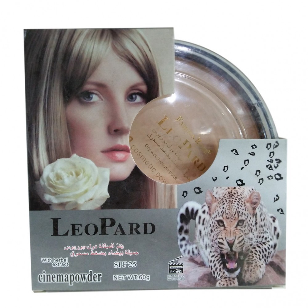 Fashion Rose Leopard Cinema Powder SPF 25 With Herbal Extract - 60 G