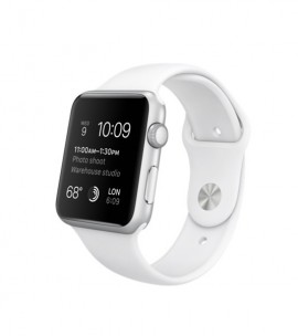 Apple watch series 3 42mm white sport band best sale