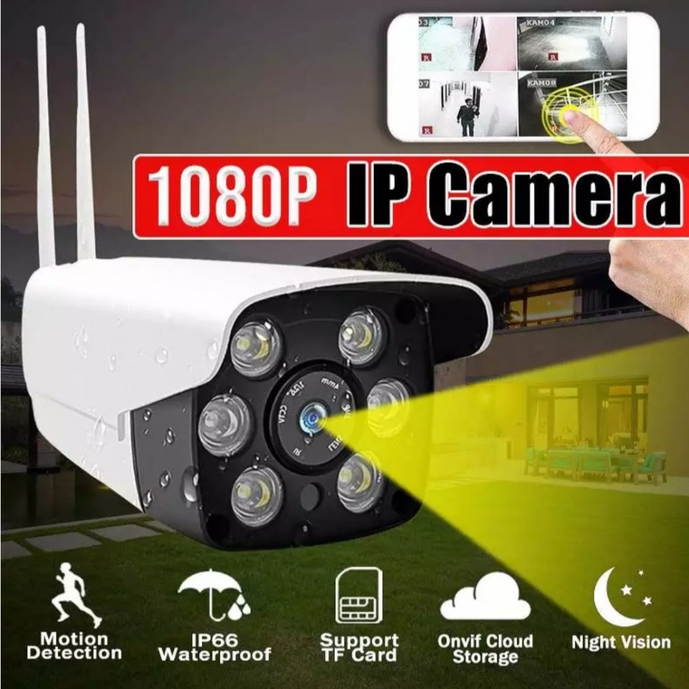 wifi outdoor camera with led light