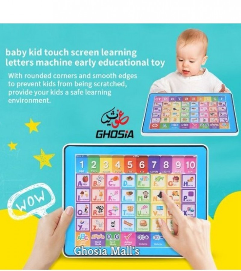 Kids Learning Y-Pad Baby Educational Smart Play Tablet