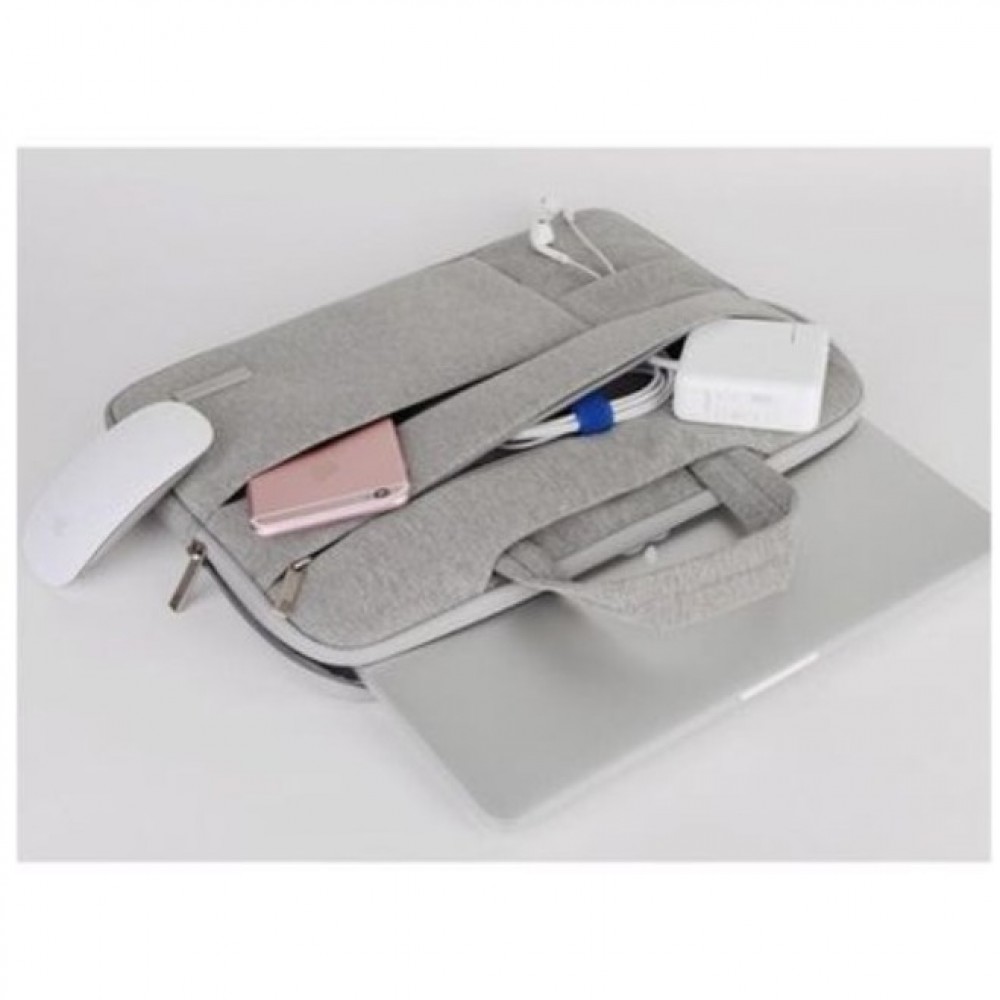 Laptop Bags for Dell HP Asus Acer Lenovo Macbook 13.3 inch Soft Cover - Silver