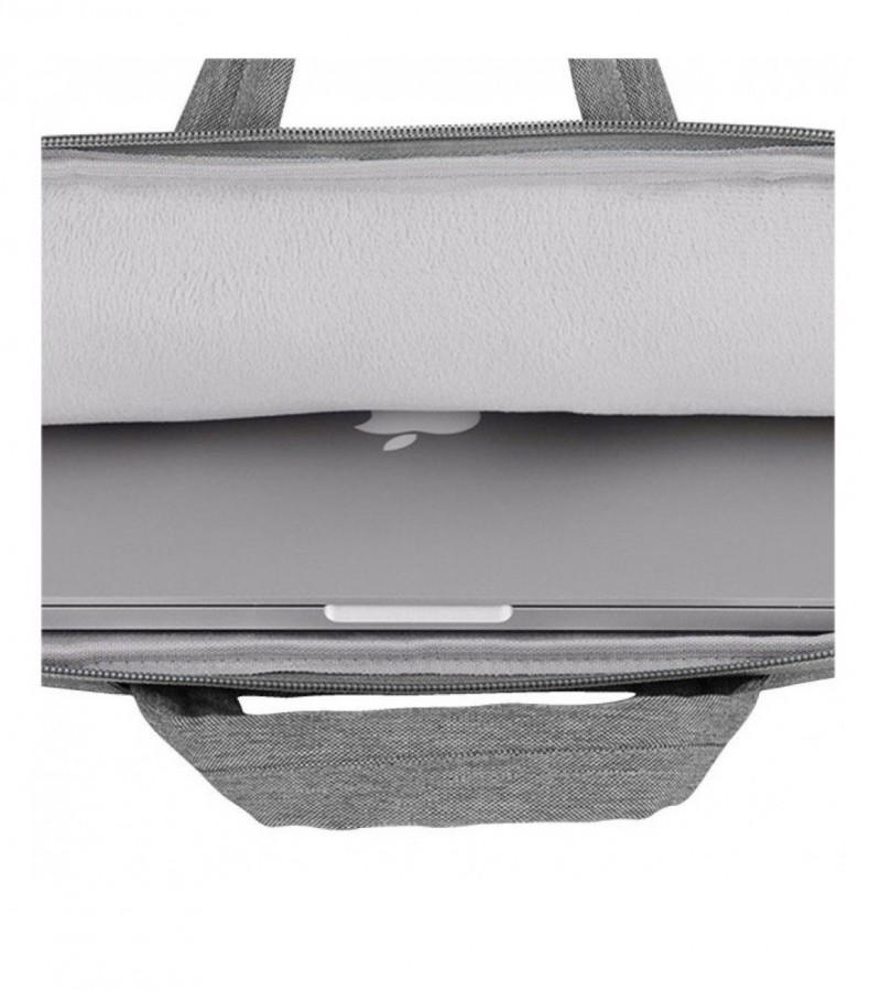 Laptop Bags for Dell HP Asus Acer Lenovo Macbook 15.6 inch Soft Cover - Silver