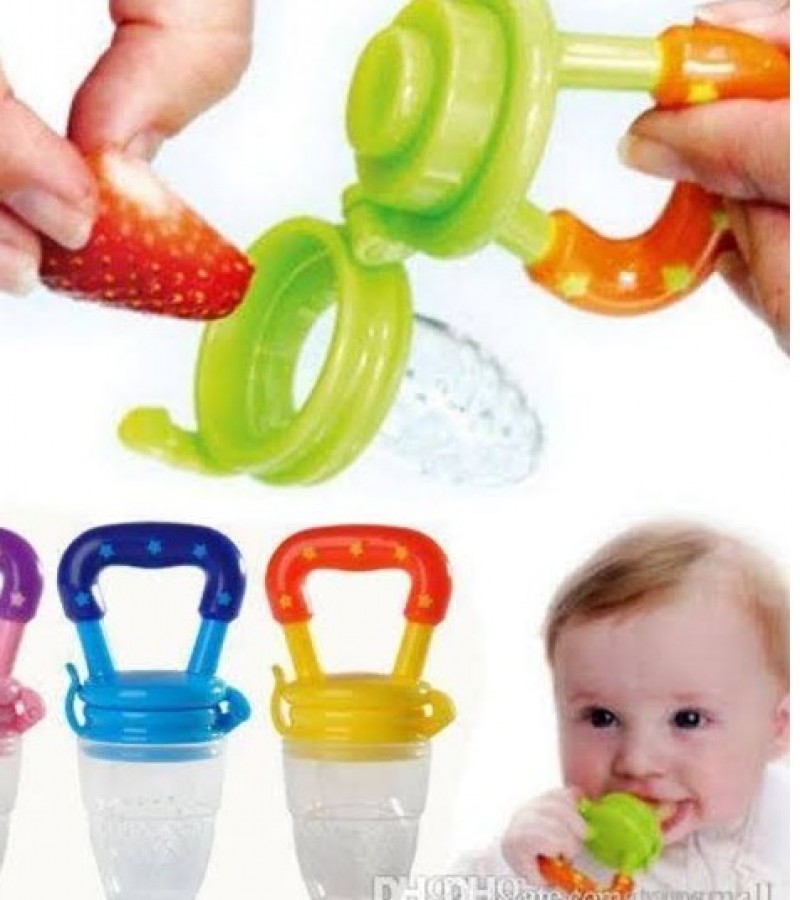 Baby Fruit Pacifier Feeder and Baby Teether, Food Feeder Baby Pacifiers