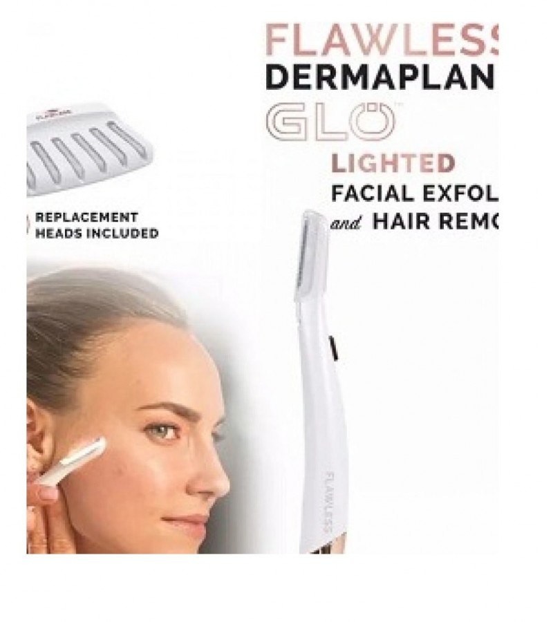 Original Flawless Derma plane GLO Facial Hair Removal Device