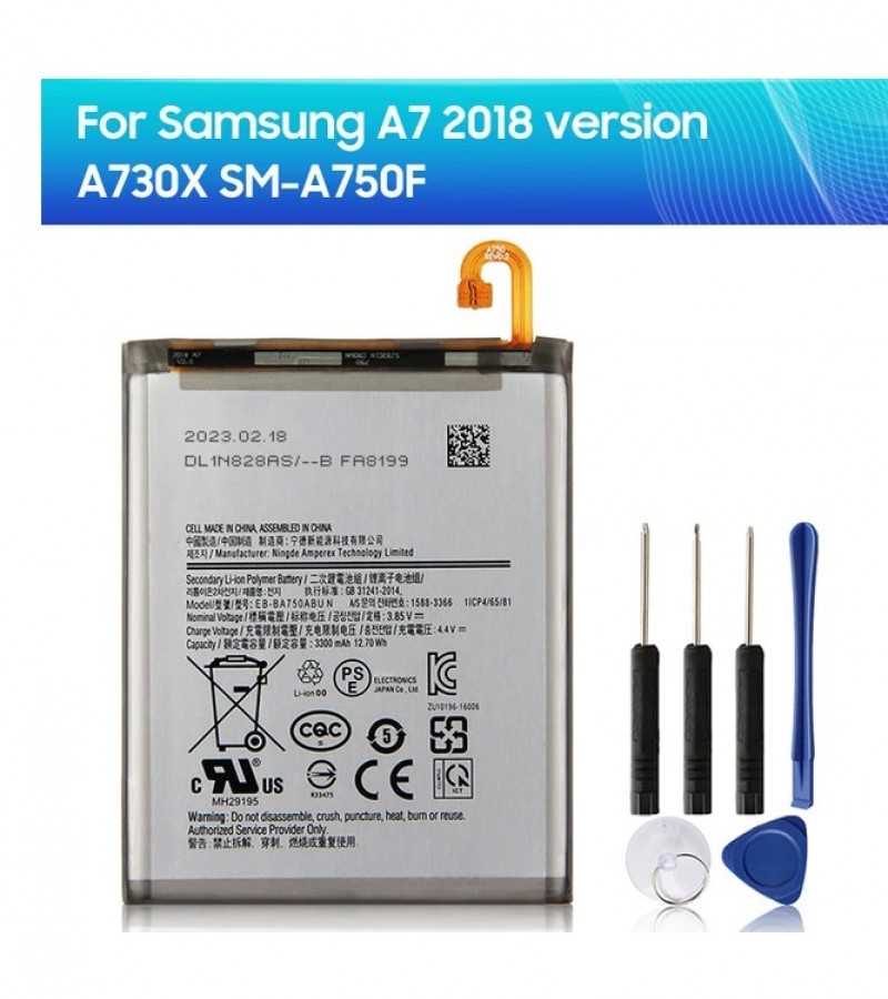 EB-BA750ABU For SAMSUNG Galaxy A7 (2018) A10 Version A730X A105F SM-A750F SM-A730x 3300mAh