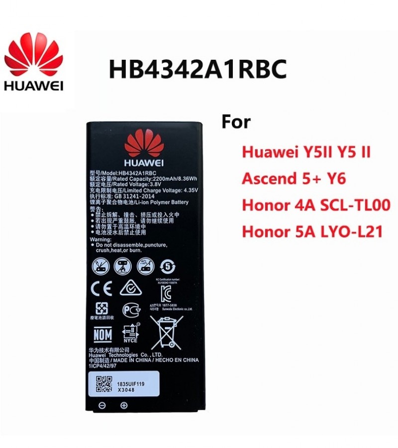 pin huawei hb4342a1rbc