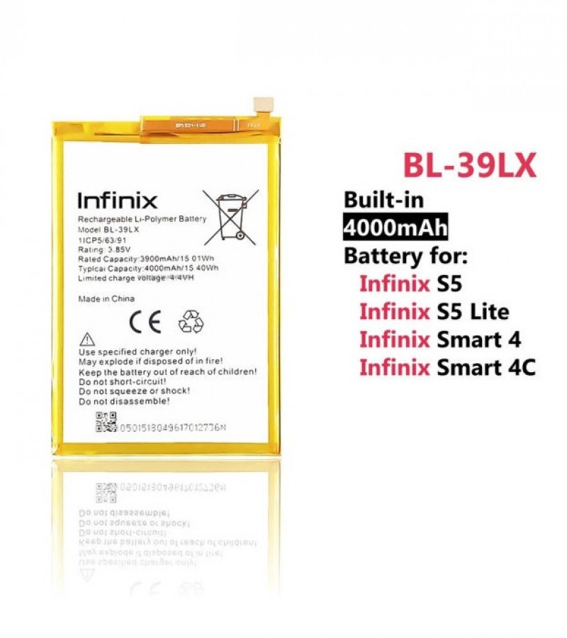 infinix s5 lite battery model number