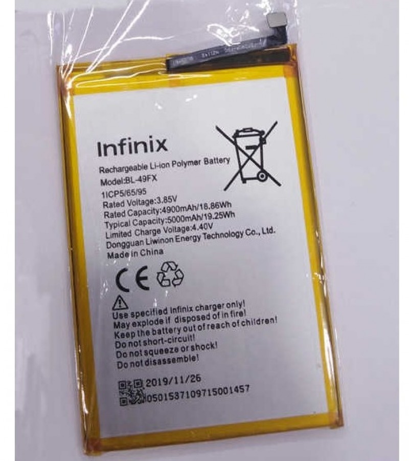 infinix hot 9 battery mah