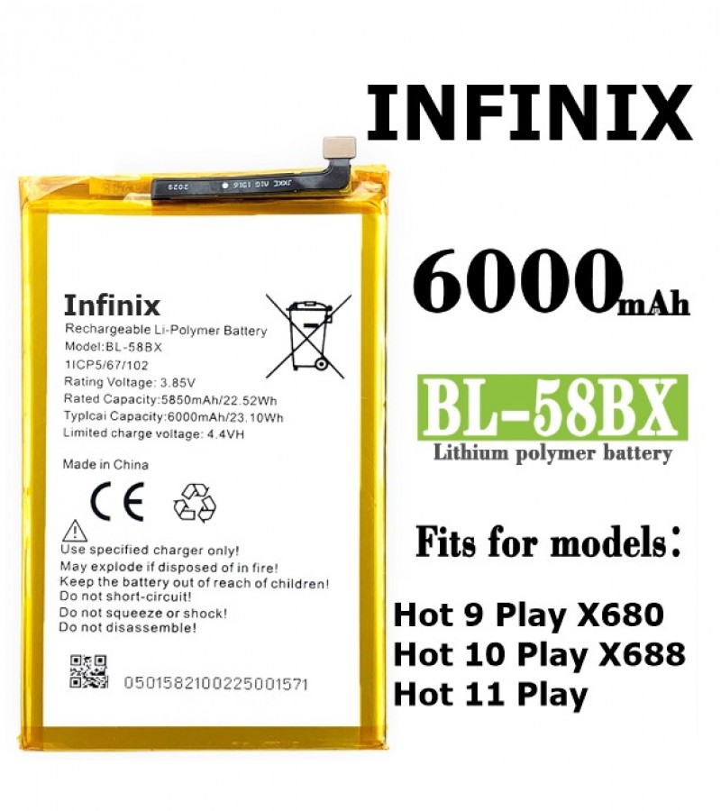 battery capacity of infinix hot 11