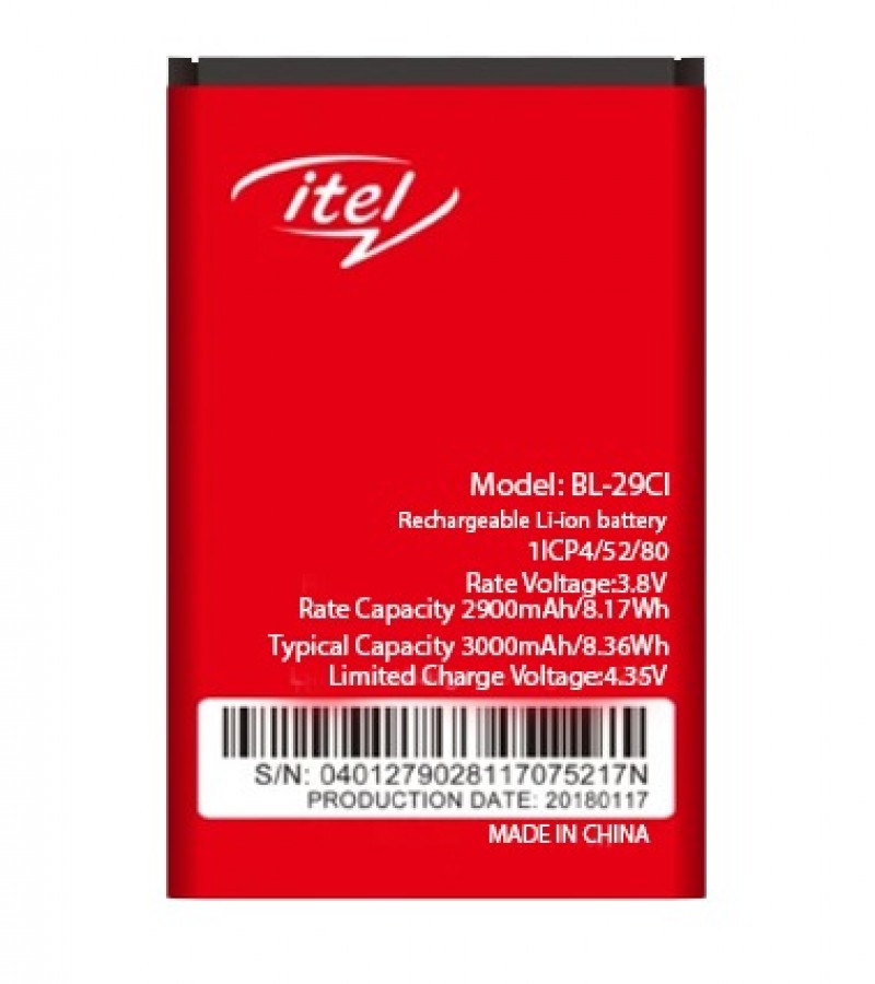 itel a25 battery model name