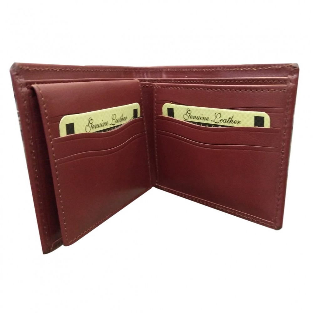 Premium Quality Genuine Leather Wallet For Men - Brown