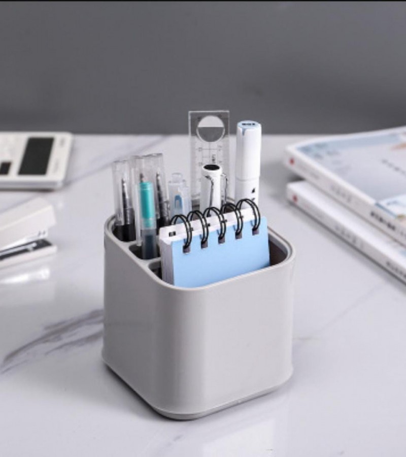 Plastic 7 compartments Multi Grid Storage Holder For Stationary Pen Spoon Desktop Storage Holder