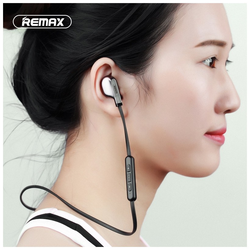 Remax S18 Bluetooth Wireless Sports Earphones - Black