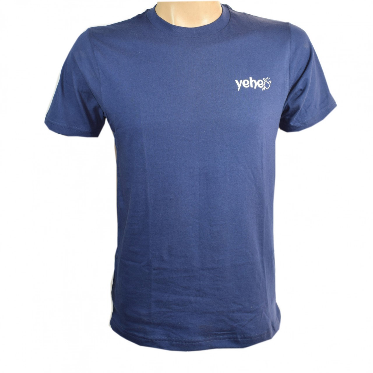 T-Shirt Navy Blue Summer Plain 100% Cotton for Men - Sale price - Buy ...
