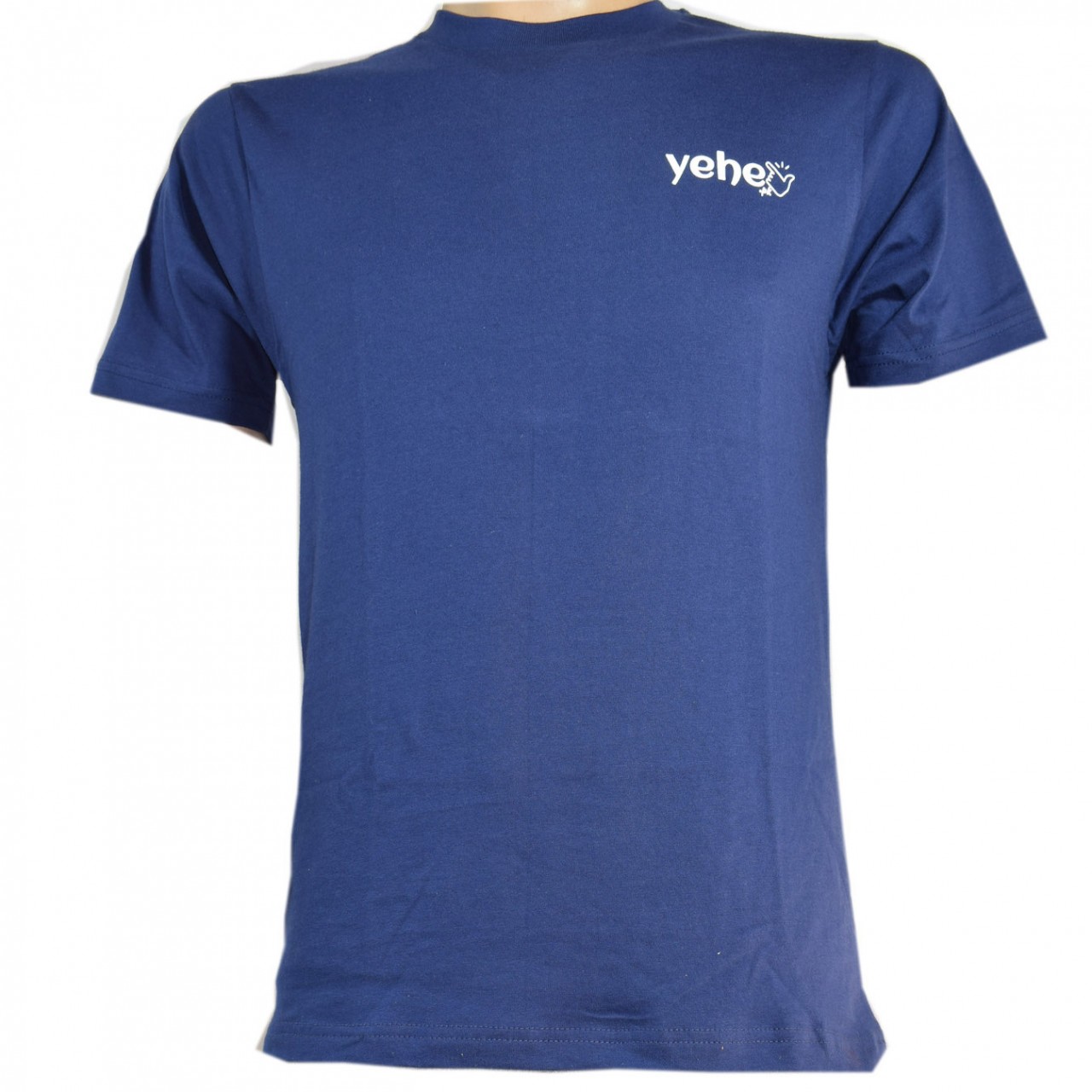 T-Shirt Navy Blue Summer Plain 100% Cotton for Men - Sale price - Buy ...