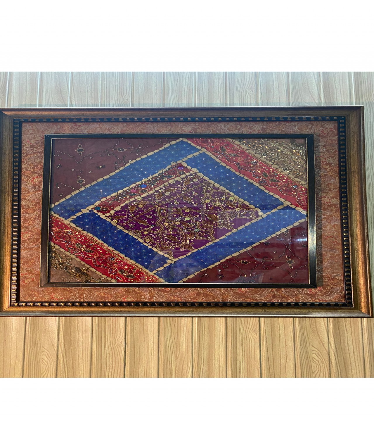 Traditional Handmade Decorative Double Framed Wall Panel