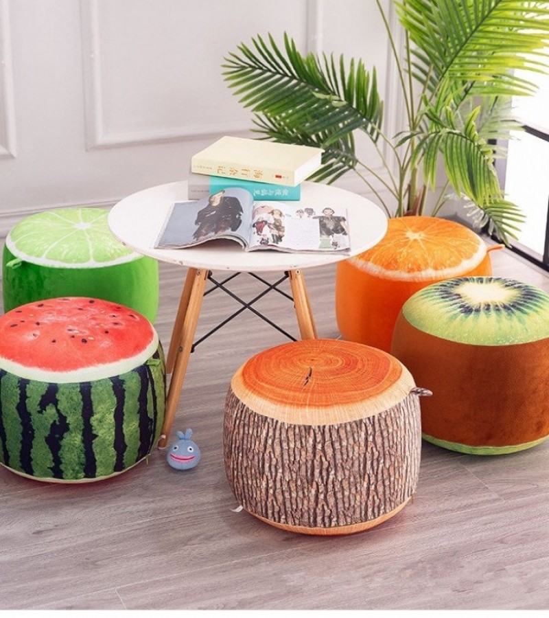 Comfortable Foldable 3D Fruit Stool Home Office Sitting Stool Fruit Chair - Randomly Design