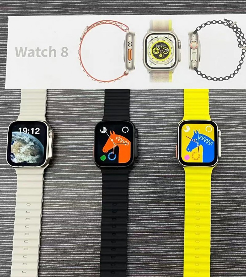 Watch 8 Ultra Smart Watch HryFine - Sale price - Buy online in Pakistan
