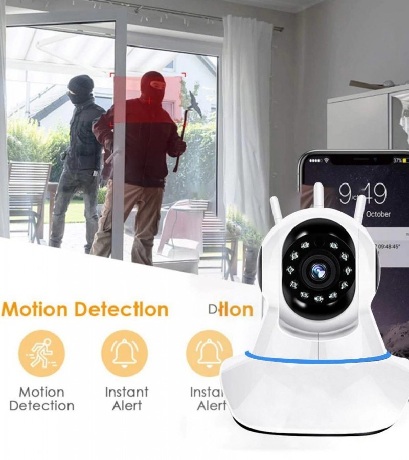 WiFi IP Camera 1080P Home Security Camera 3 Antenna Two Way Audio Night Vision