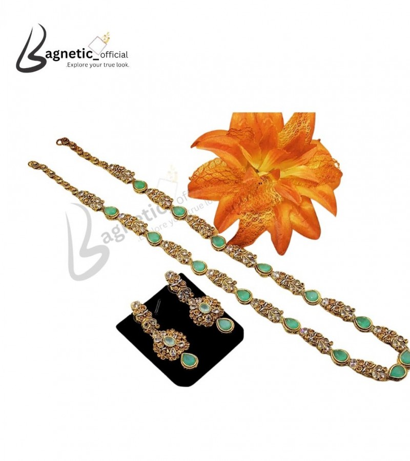 Zarkoon mala set bridal jewellery